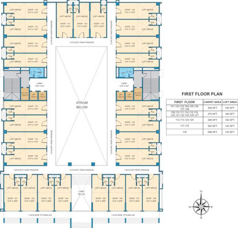  10 biz park 10 Biz Park First Floor Cluster Plan