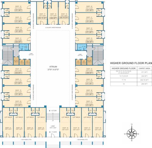  10-biz-park 10 Biz Park Upper Ground Cluster Plan