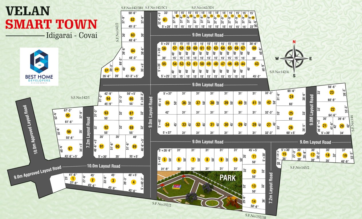  velan smart town Layout Plan