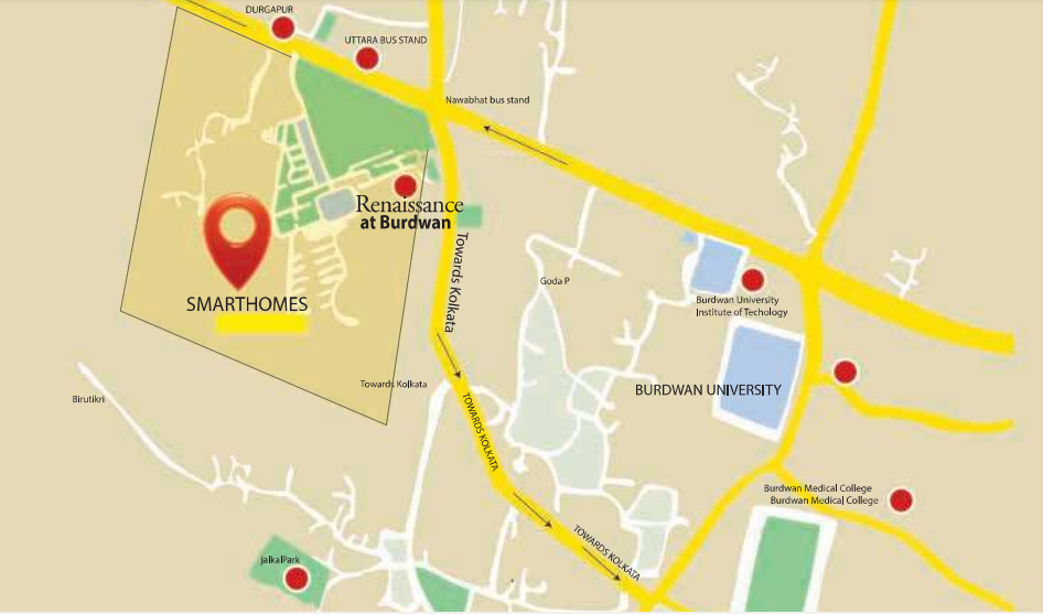 renaissance smart homes Location Plan