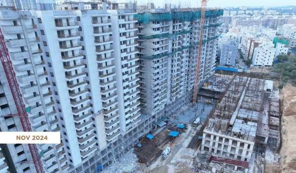 Block B Construction Status Nov-24 constructionStatus of Primark Narenn Primark Inspira