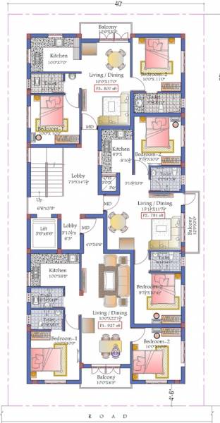  residency Residency Cluster Plan from 1st to 2nd Floor