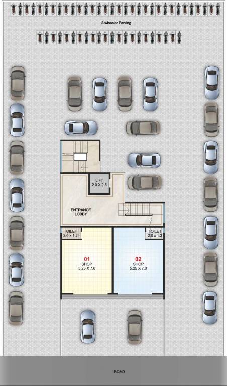  laxmi enclave Laxmi Enclave Cluster Plan For Ground Floor