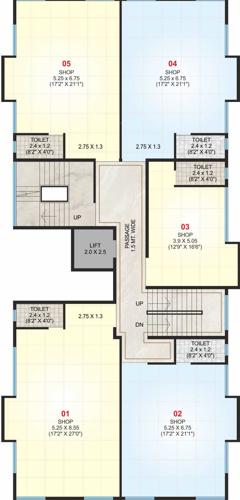  laxmi-enclave Laxmi Enclave Cluster Plan From 1st To 4th Floor