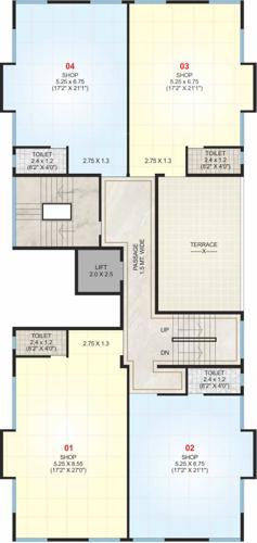  laxmi-enclave Laxmi Enclave Cluster Plan From 2nd To 5th Floor
