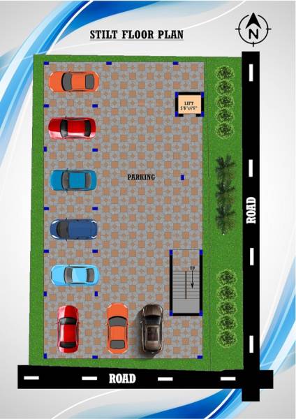  suprabatham-flats Suprabatham Flats Cluster Plan for ground Floor