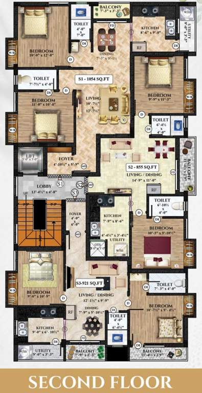  indus garden Indus Garden Cluster Plan for 2nd Floor