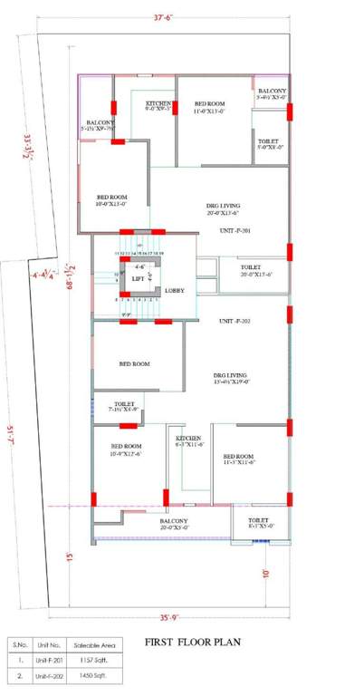  shivangan prime Shivangan Prime First Floor Cluster Plan