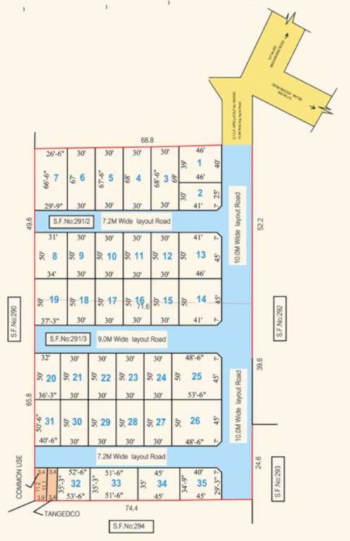 paradise Layout Plan