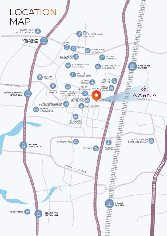  parshva avenue Location Plan