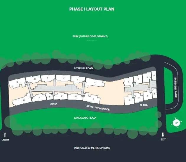  marathon nexworld flora Layout Plan