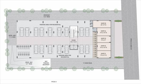  jineshwar-heights Jineshwar Heights Cluster Plan