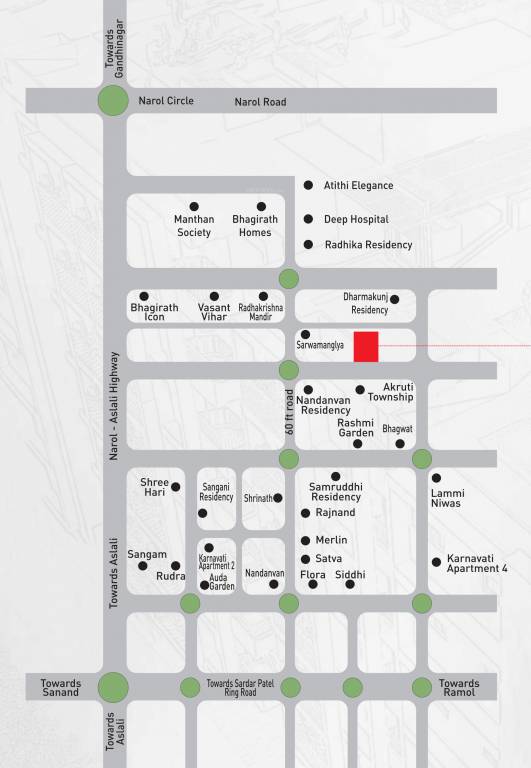  jineshwar heights Location Plan