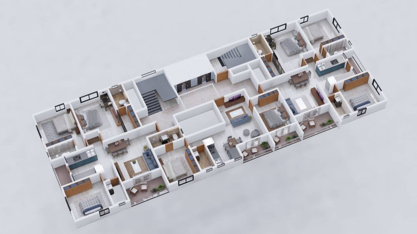  sada sundaram Sada Sundaram Heights Wing B Cluster Plan