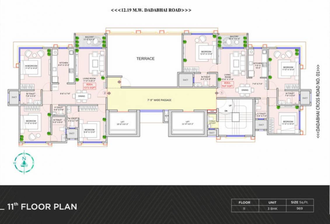  pratap legacy Pratap Legacy Cluster Plan For11th Floor