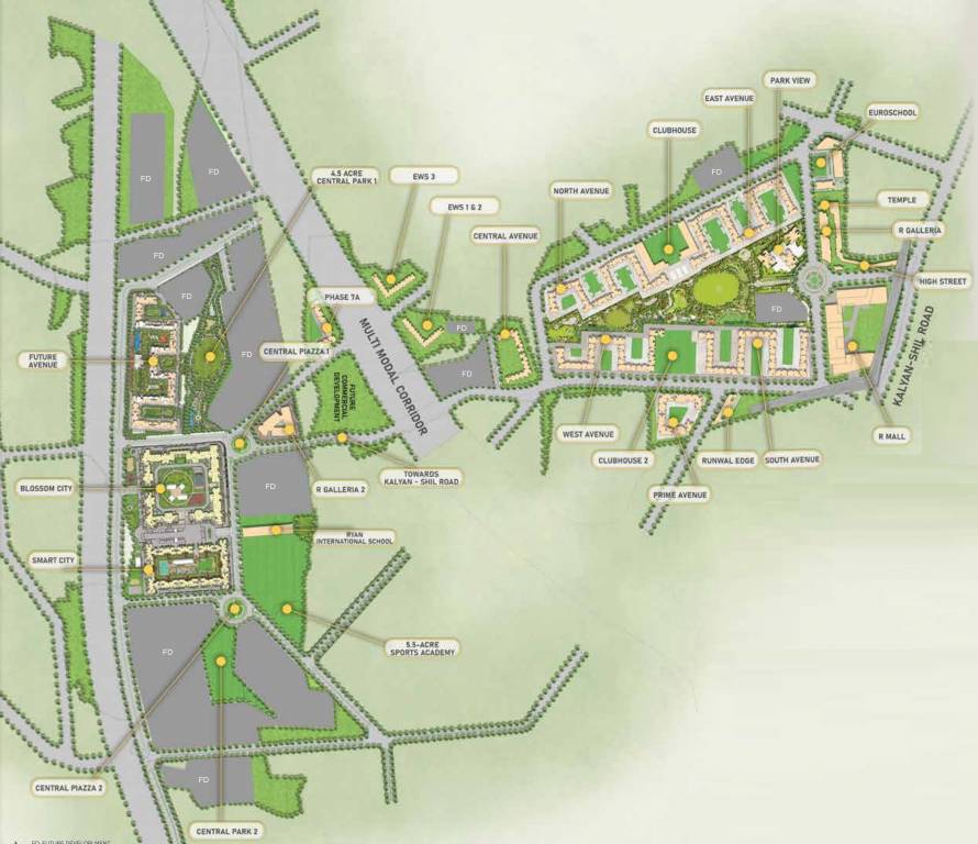gardens city cluster 6 tower 6 to 9 Layout Plan