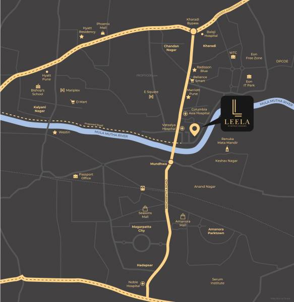 Location Plan leela-by-empyrean-landmarks-phase-i Location Plan