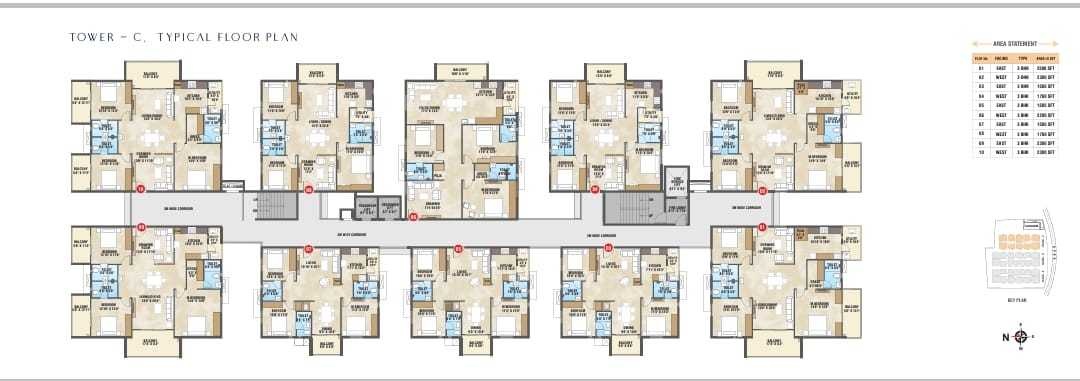  aravindam Tower A Cluster Plan
