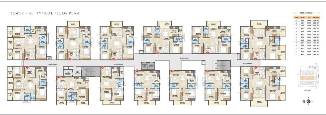 aravindam Tower B Cluster Plan