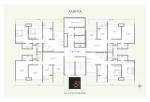  51-balewadi-residences-phase-2 Wing A Cluster Plan from 7th to 12th Floor