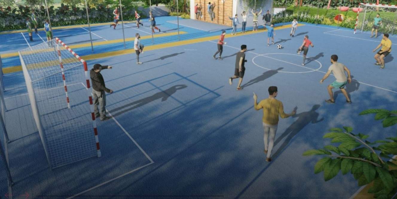  happinest tathawade phase 3 Football Field