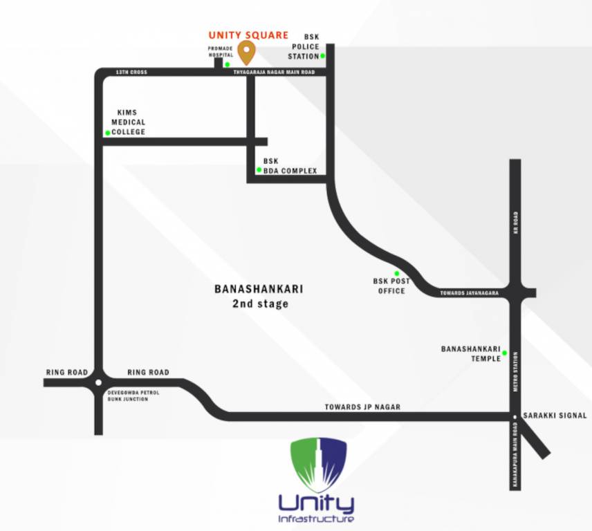  square Location Plan