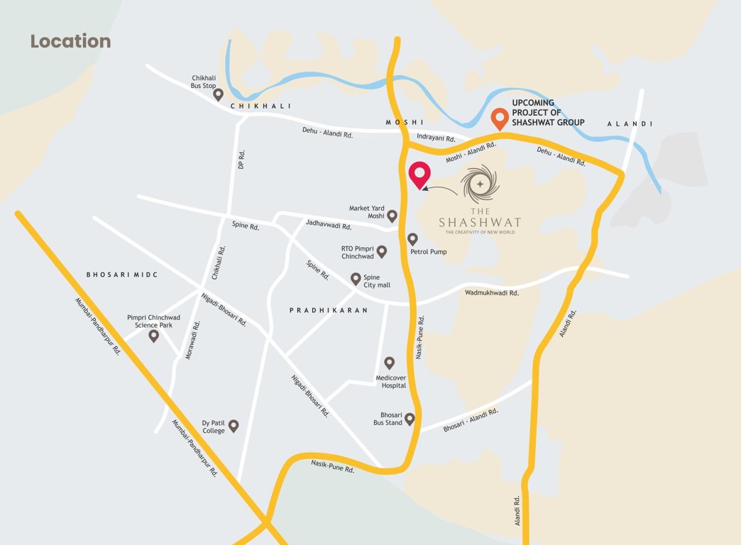  the shashwat Location Plan
