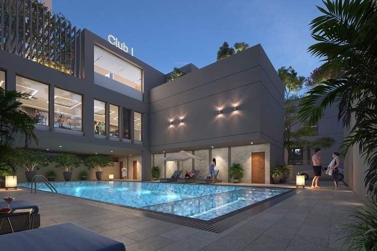 elina luxe tower g and h Swimming Pool