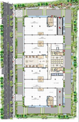  sadguru-images-capital-park Sadguru Images Capital Park Cluster Plan For Ground Floor
