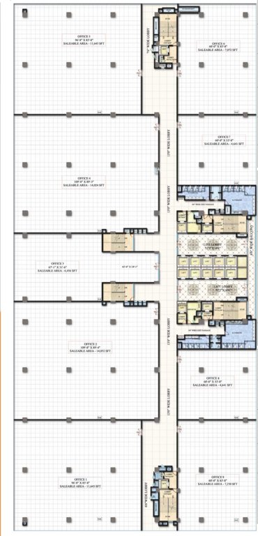  sadguru images capital park Sadguru Images Capital Park Cluster Plan For Typical Floor Plan