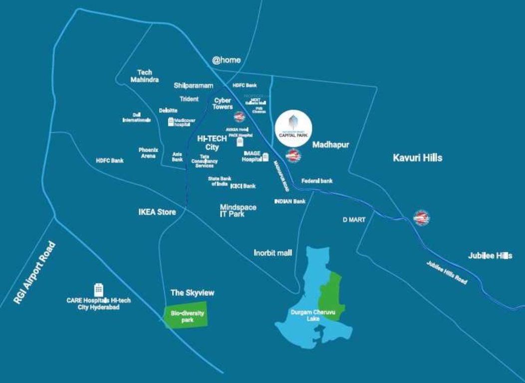  sadguru images capital park Location Plan