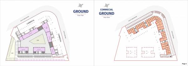  sky A, B, C, D, E, F, G  Cluster Plan for ground Floor