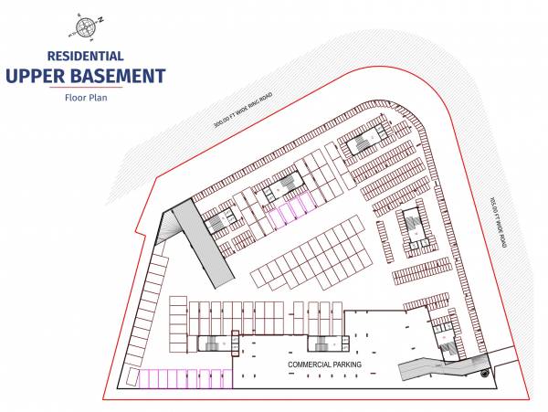  sky A, B, C, D, E, F, G Upper Basement  Cluster Plan