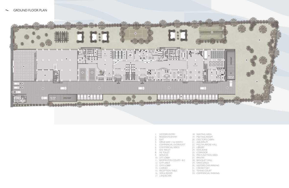  sundar sky lounge Layout Plan