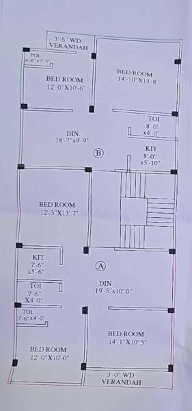 shivam-prisma Building 2 Cluster Plan for Typical Floor
