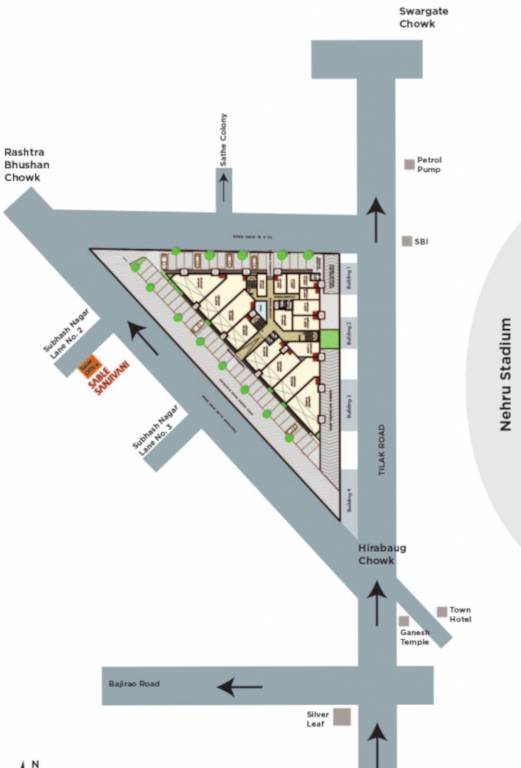 hirabaug business center Location Plan