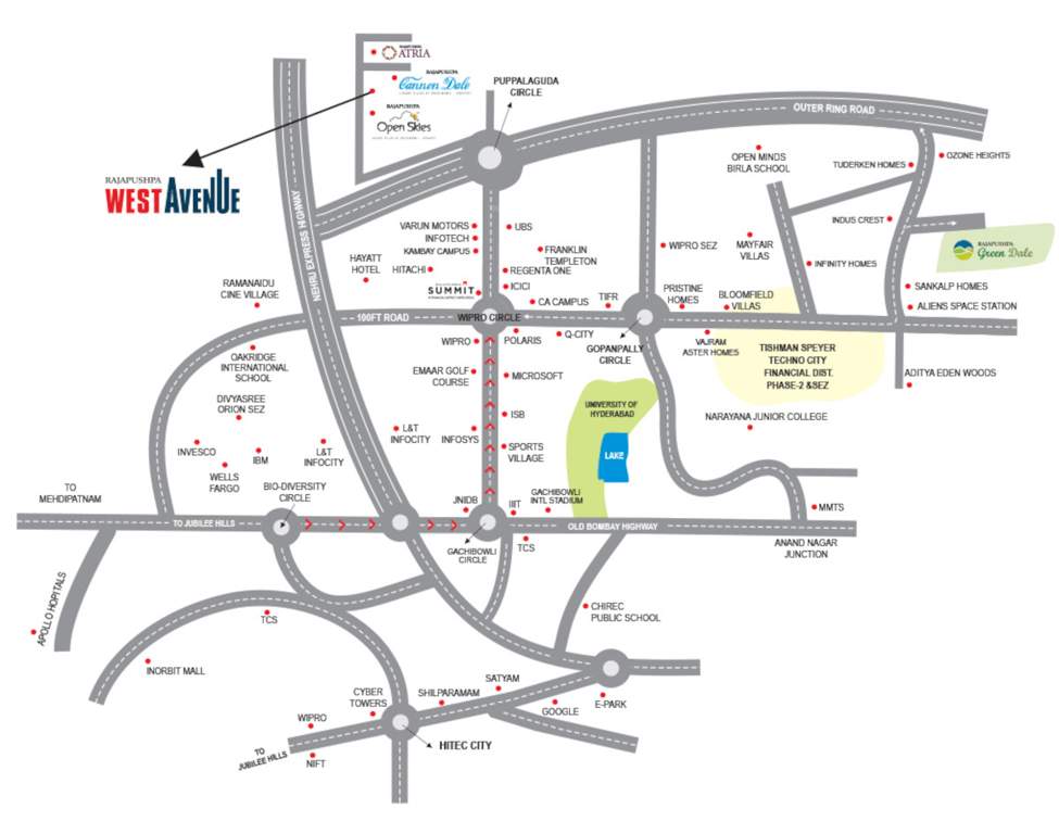  west avenue Location Plan