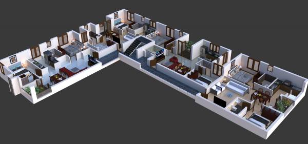  maithree-apartments Maithree Apartments Cluster Plan