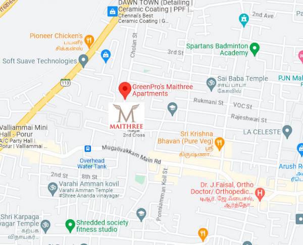  maithree-apartments Location Plan