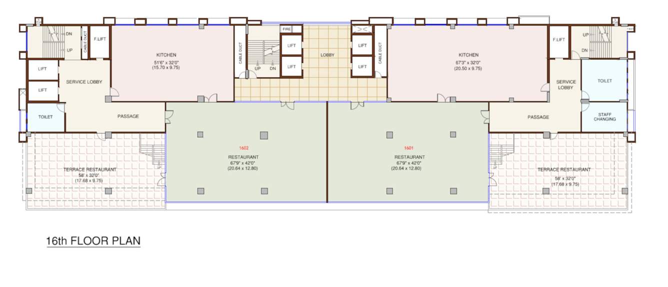  probiz Probiz Cluster Plan for 16th Floor