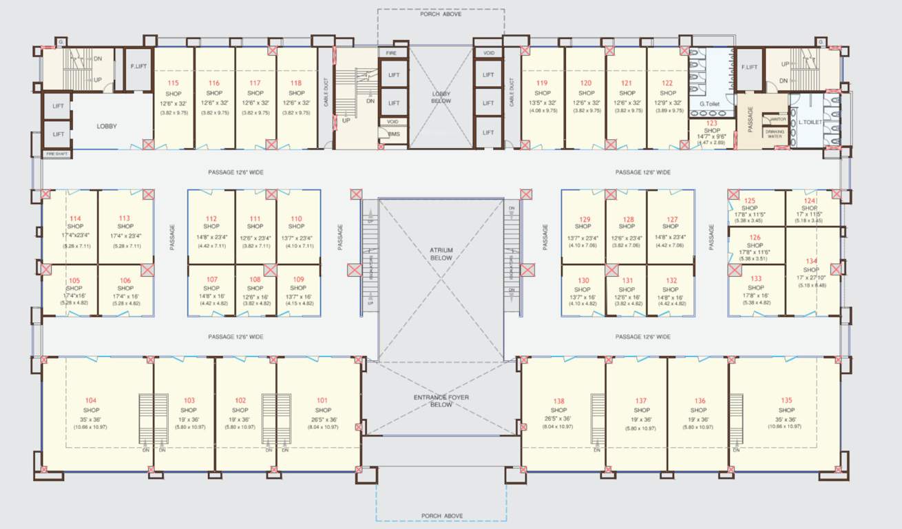  probiz Probiz Cluster Plan for 1st Floor