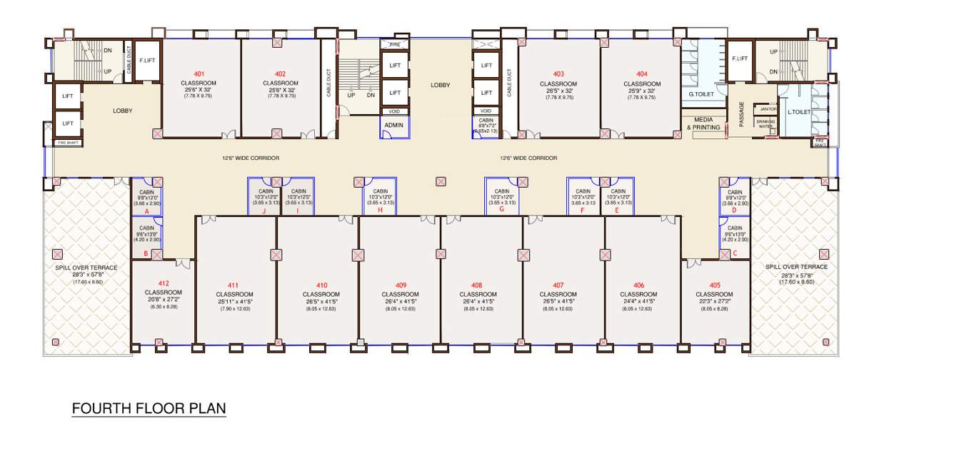  probiz Probiz Cluster Plan for 4th Floor