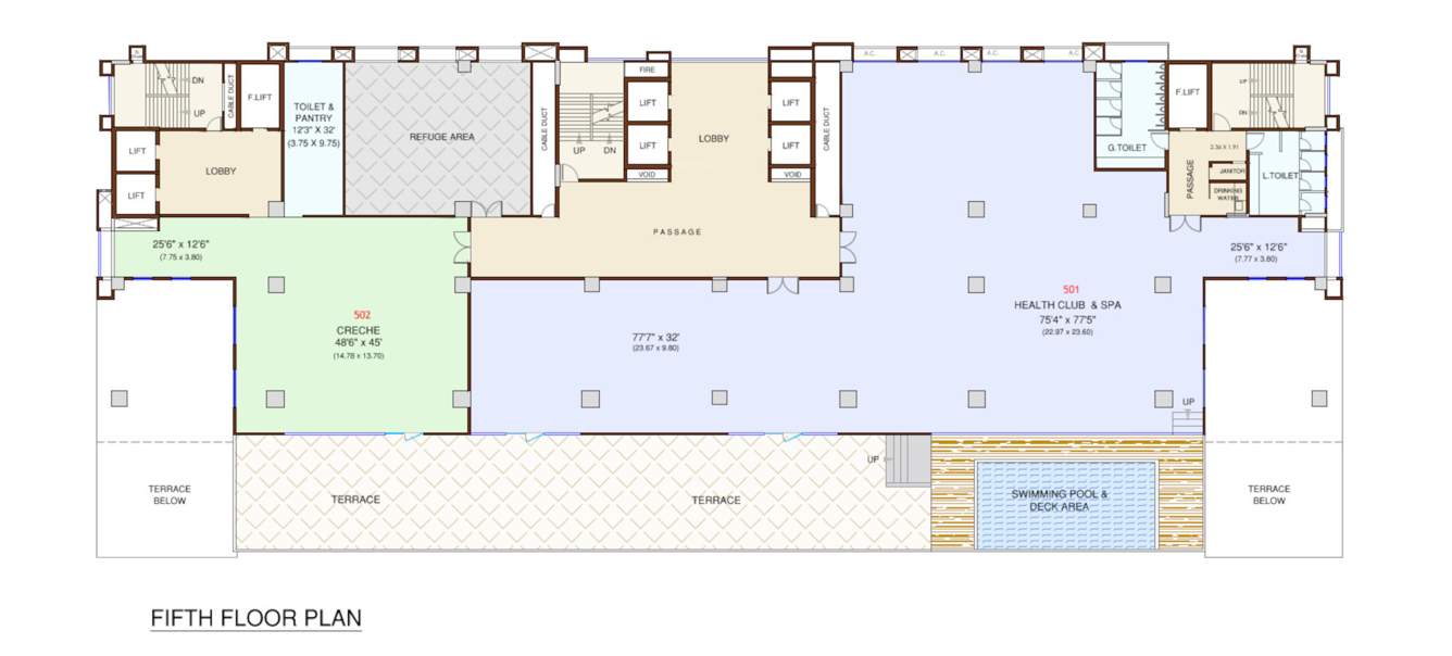  probiz Probiz Cluster Plan for 5th Floor