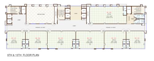  probiz Probiz Cluster Plan from 9th to 13th Floor