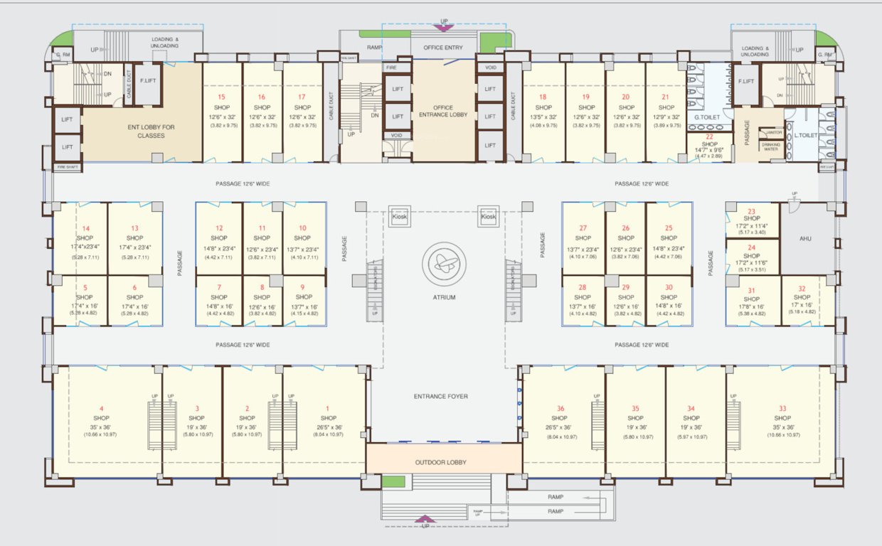  probiz Probiz Upper Ground Floor Cluster Plan