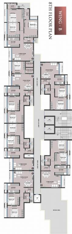  elite Block B Cluster Plan For 8th Floor