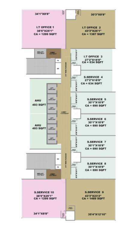  cyber code Cyber Code Cluster Plan for 22th Floor