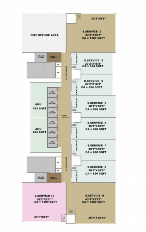  cyber code Cyber Code Cluster Plan for 23th Floor