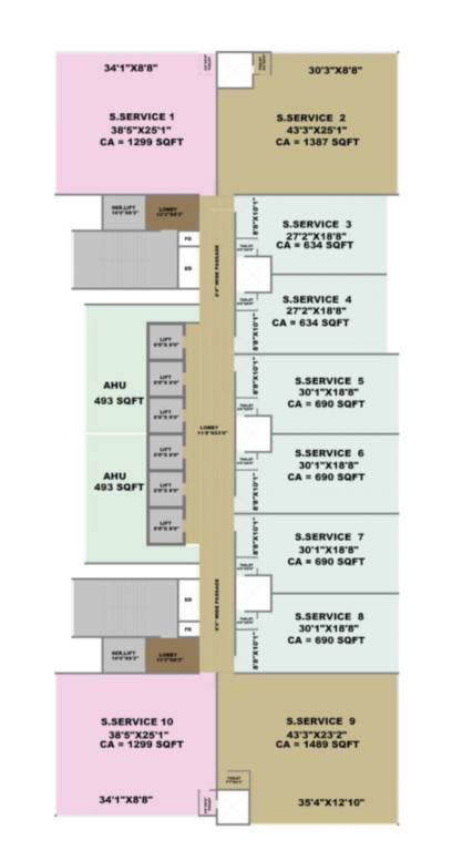  cyber code Cyber Code Cluster Plan for 24th Floor