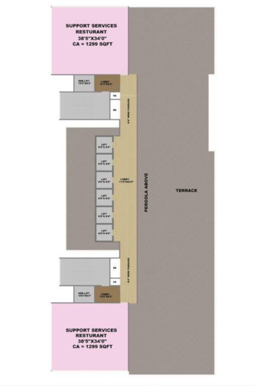  cyber code Cyber Code Cluster Plan for 25th Floor